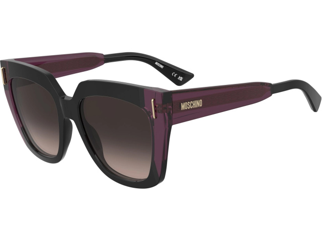 MOSCHINO MOS207/S GUU Black Burgundy