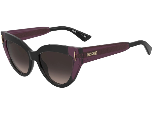 MOSCHINO MOS208/S GUU Black Burgundy