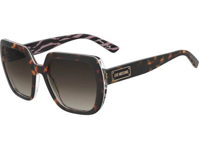 MOSCHINO LOVE MOL082/S MAP Havana Patttrn Pink