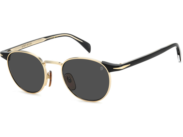 DAVID BECKHAM DB 1223/S RHL Gold Black