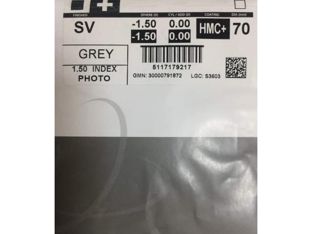 Synchrony Single Vision 1.5 PhotoFusion HMC+ Brown/Grey