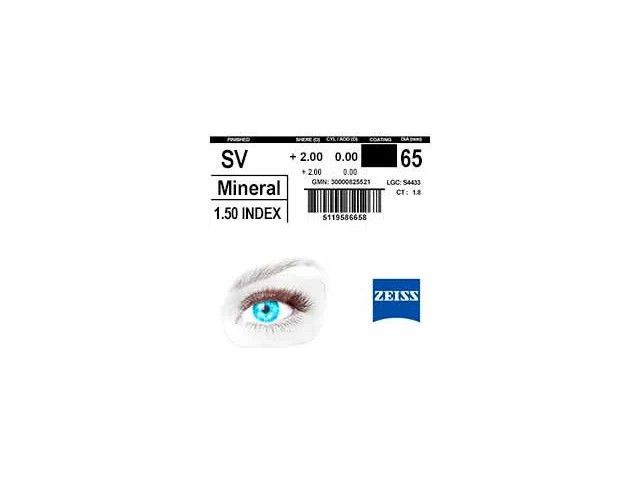 Zeiss Single Vision Mineral 1.5 unc - uncoated (без покрытий)