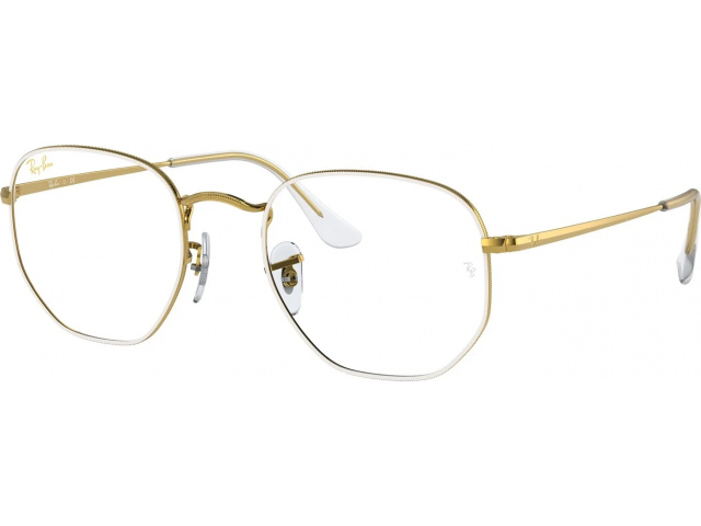 Ray-Ban RX6448 3104 White On Legend Gold