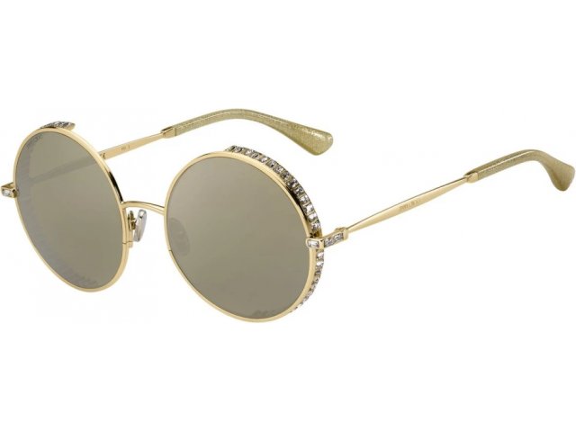 JIMMY CHOO GOLDY/S J5G, : GOLD, GREY BRONZE SP