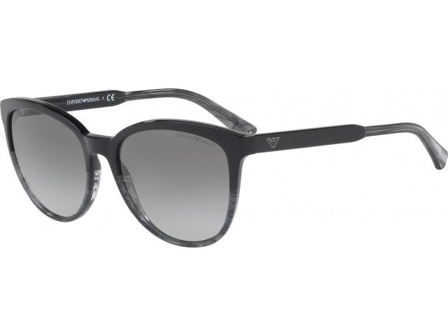 Солнцезащитные очки Emporio armani EA4101 556611 Black/tr Striped Grey