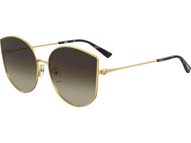 MOSCHINO MOS086/G/S 001, Цвет: YELL GOLD, BROWN SF