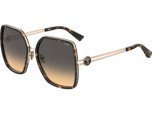 MOSCHINO MOS096/S 086,  HVN, BROWN OCHRE
