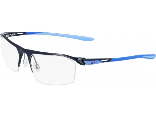 NIKE 8050 401,  SATIN NAVY/ROYAL PULSE, CLEAR