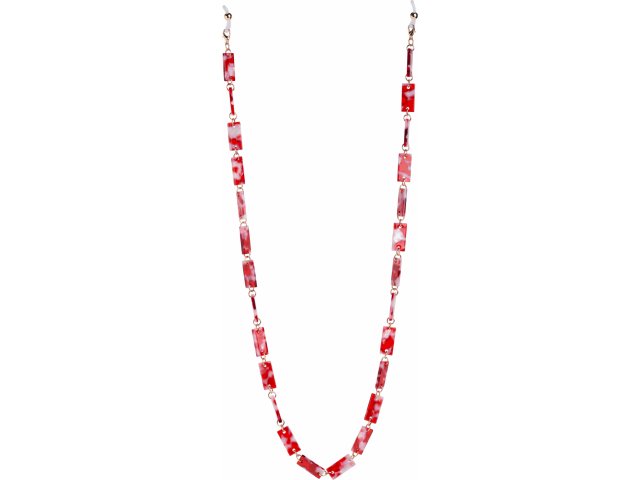 Glasses Chain GC43319 Red Pearl