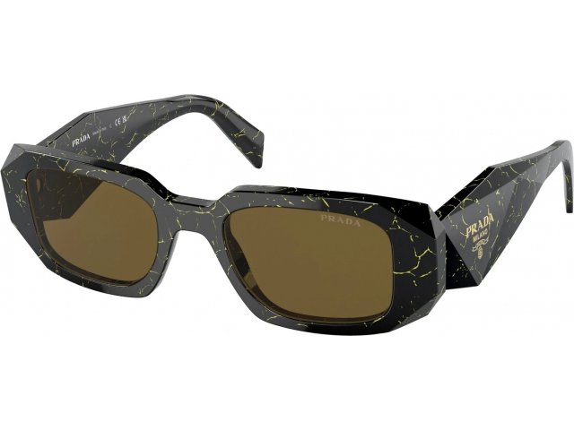 Солнцезащитные очки Prada PR 17WS 19D01T Black/yellow Marble