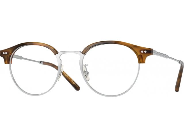 Oliver Peoples Reiland OV5469 1011 Brushed Silver/raintree