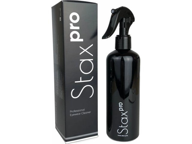 Профессиональный спрей Stax Pro для очистки очковых линз и солнцезащитных очков 300 мл.