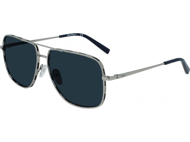 Salvatore FERRAGAMO SF278S 032,  LIGHT RUTHENIUM, BLACK
