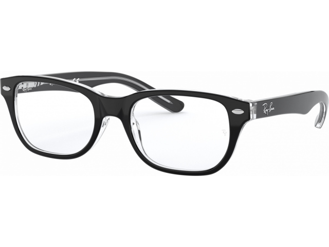 Ray-Ban RY1555 3529 Top Black On Transparent