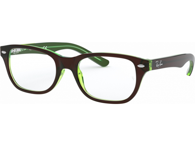 Ray-Ban RY1555 3665 Top Brown On Green Fluo