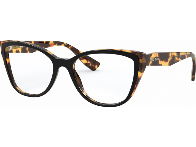 MIU MIU MU 04SV 3891O1 Top Black/light Havana