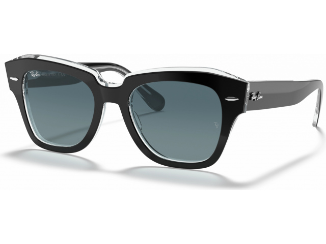 Ray-Ban State Street RB2186 12943M Black On Trasparent