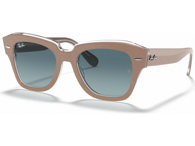 Ray-Ban State Street RB2186 12973M Beige On Trasparent