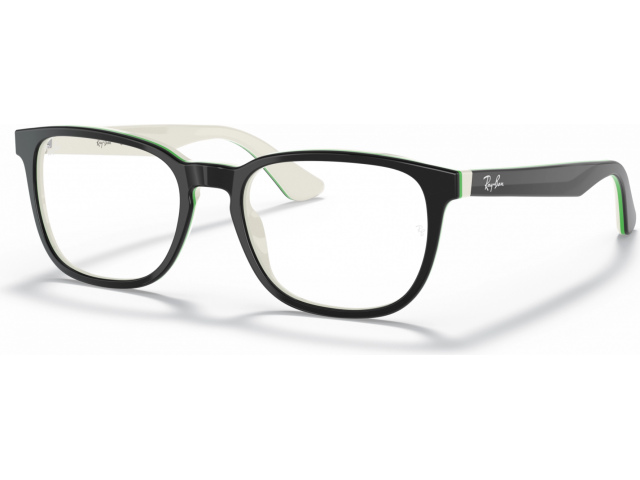 Ray-Ban RY1592 3820 Top Black On White/green