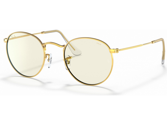 () Ray-Ban Round Metal RB3447 9196BL Legend Gold