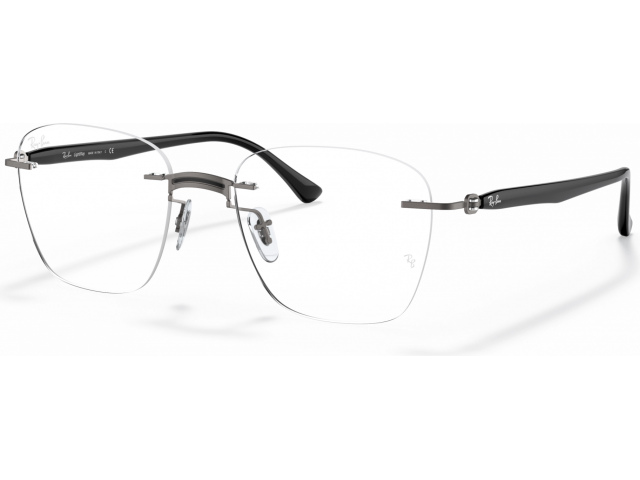 Ray-Ban RX8769 1128 Black On Sanding Gunmetal