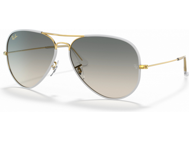 Ray-Ban Aviator Full Color RB3025JM 919632 Grey On Legend Gold