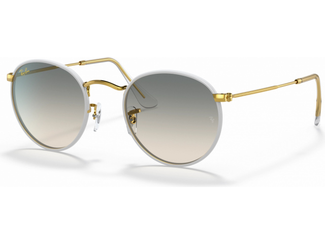 Ray-Ban Round Full Color RB3447JM 919632 Grey On Legend Gold