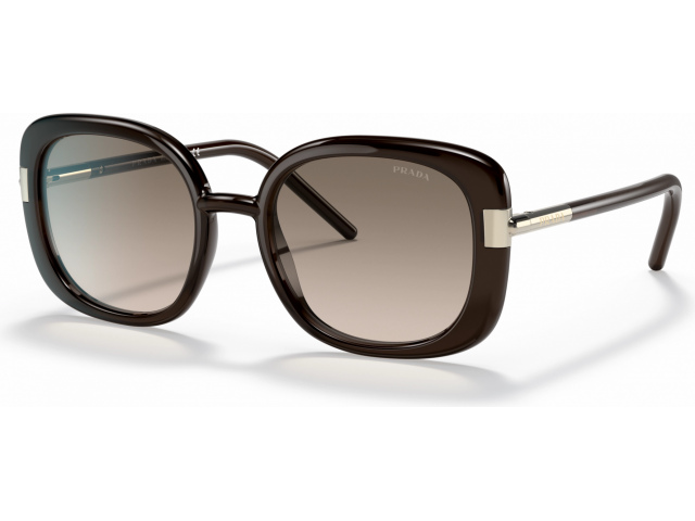 Prada PR 04WS 05M3D0 Dark Brown Crystal