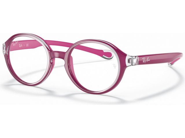 Ray-Ban RY9075V 3878 Transparent On Rubber Fuchsia