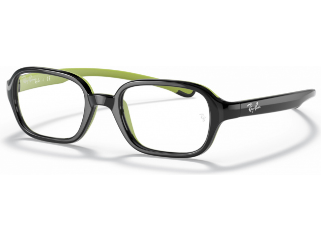 Ray-Ban RY9074V 3882 Black On Rubber Green