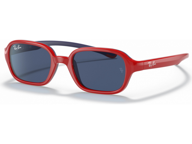 Ray-Ban RJ9074S 709380 Red On Rubber Blue