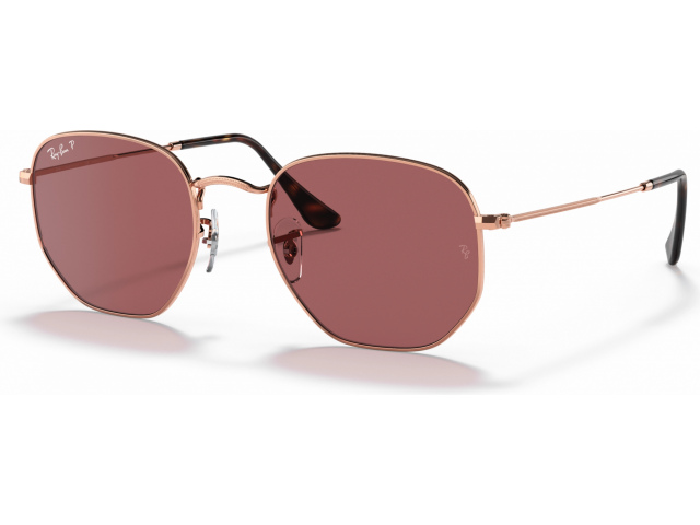 Ray-Ban Hexagonal RB3548N 9202AF Rose Gold