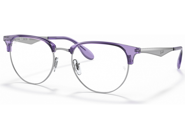 Ray-Ban RX6396 3130 Transparent Violet On Silver