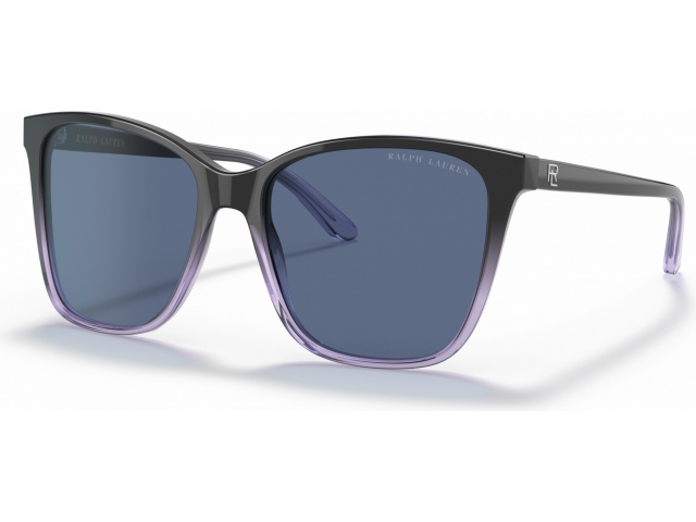 Ralph Lauren RL8201 602180 Shiny Grad Black/ Transp Blue