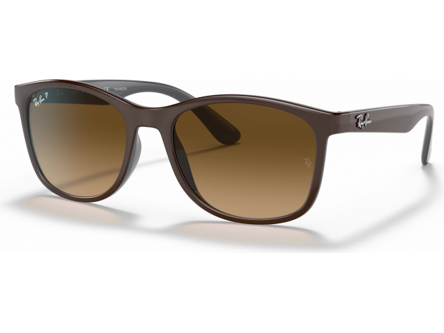 Ray-Ban RB4374 6600M2 Brown On Grey