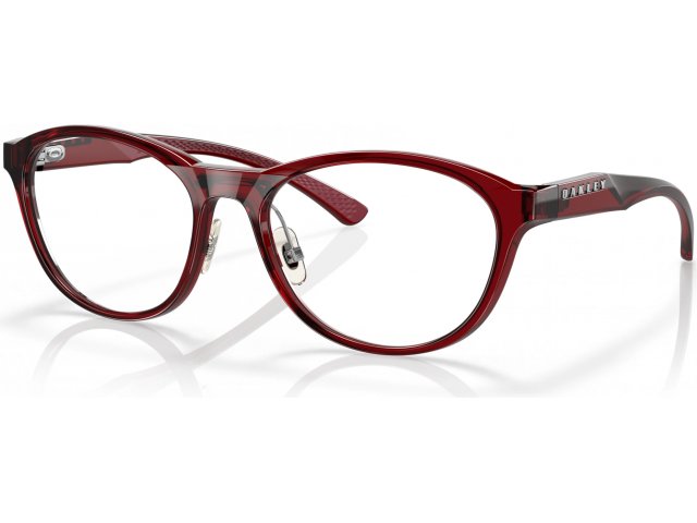 Oakley Draw Up OX8057 805703 Polished Transparent Brick Red