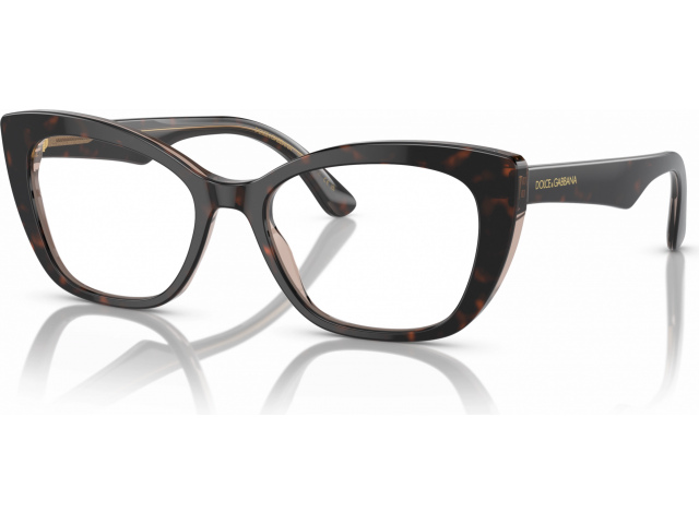 Dolce & Gabbana DG3360 3256 Havana/transparent Brown