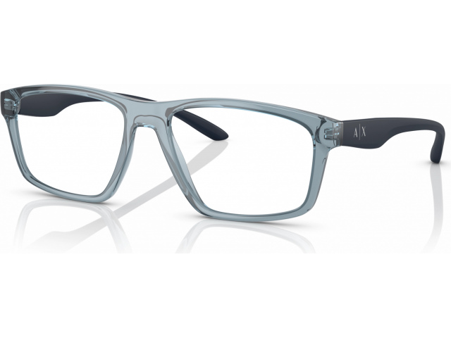 Armani Exchange AX3094 8237 Shiny Transparent Blue