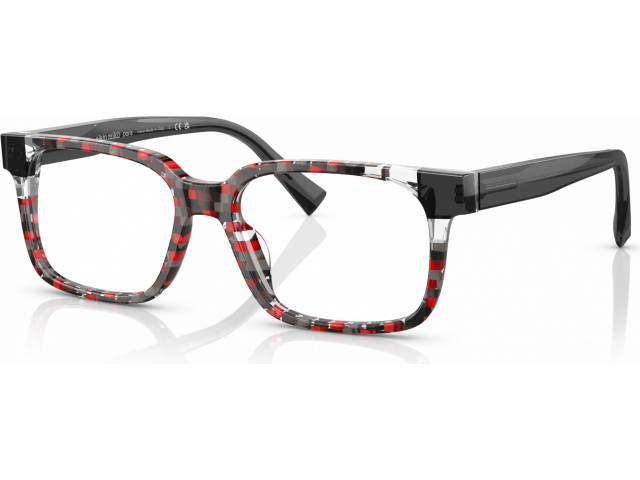 Alain Mikli Odon A03112 008 Damier Red / Crystal / Transpa