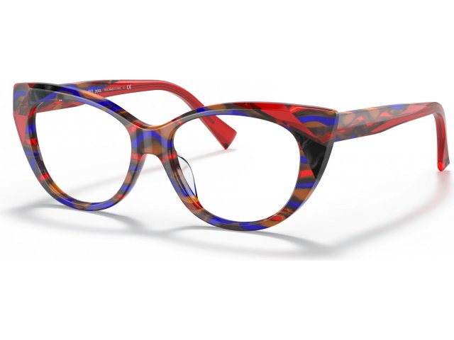 Alain Mikli Coralli A03142 002 Havana Blue Red/red Black