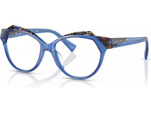 Alain Mikli A03153 005 Mosaic Blue Violet Crs Blu Tra