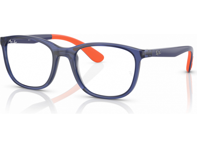 Ray-Ban RY1620 3775 Transp Blue On Rubber Orange