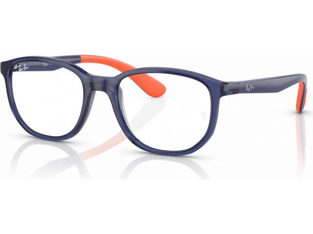 Ray-Ban RY1619 3775 Transp Blue On Rubber Orange