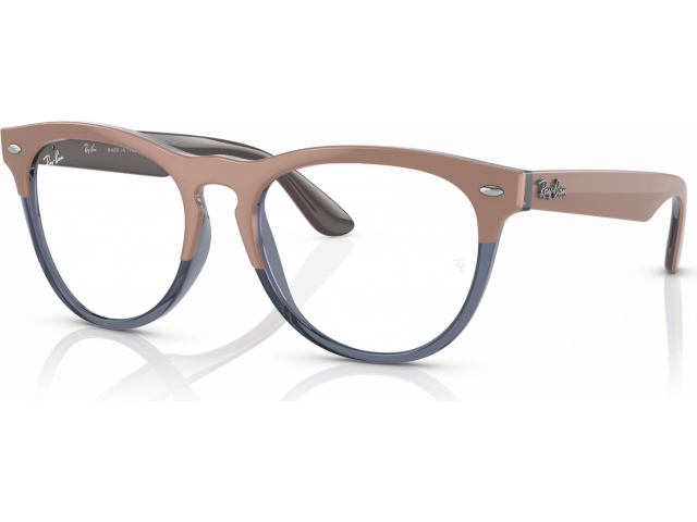 Ray-Ban Iris RX4471V 8195 Beige On Transparent Dark Blue
