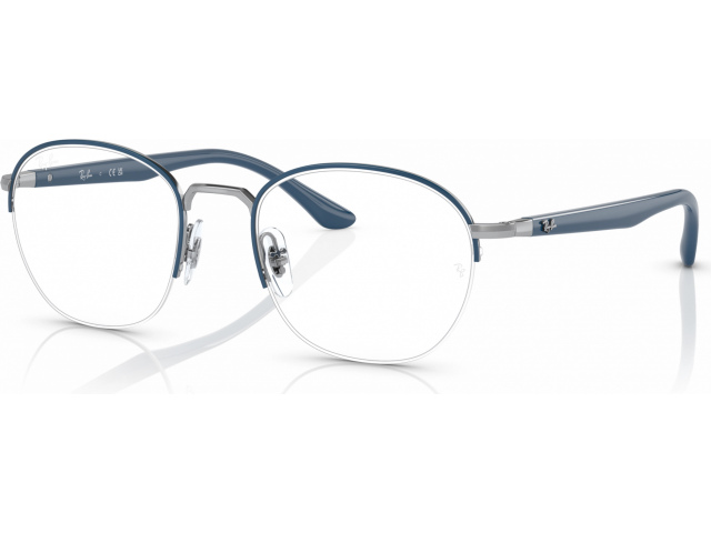 Ray-Ban RX6487 3145 Blue Vallarta On Silver