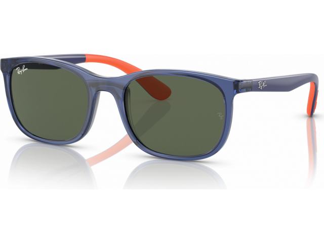 Ray-Ban RJ9076S 712471 Transp Blue On Rubber Orange