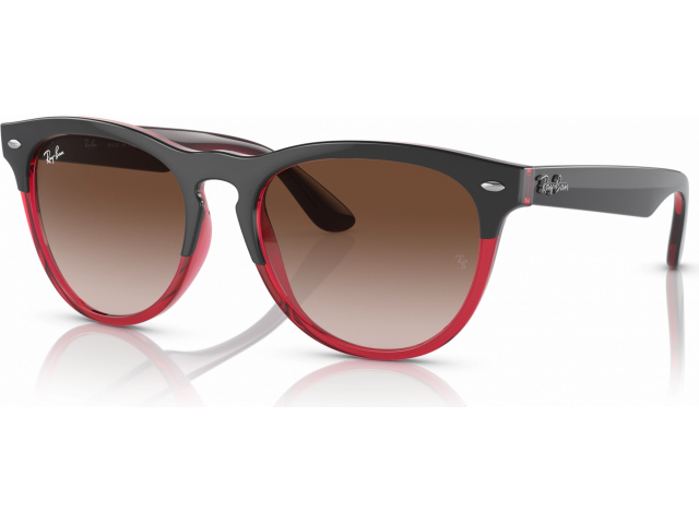 Ray-Ban Iris RB4471 663113 Grey On Transparent Red