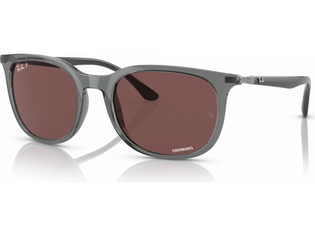 Ray-Ban RB4386 6650AF Transparent Grey