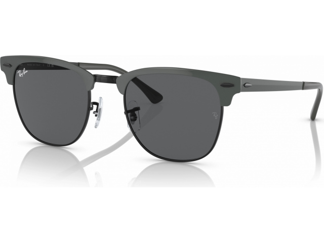 Ray-Ban Clubmaster Metal RB3716 9256B1 Grey On Black