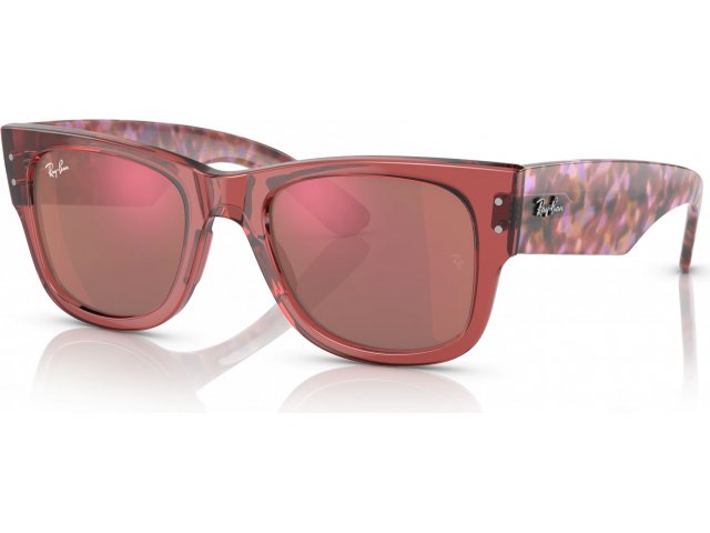 Ray-Ban Mega Wayfarer RB0840S 66372K Transparent Pink